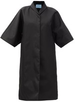 Thumbnail for your product : Prada Cropped-sleeve Re-nylon Coat - Black