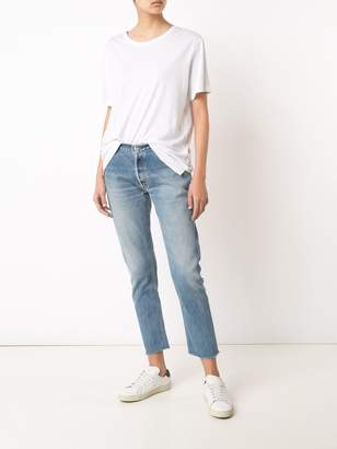RE/DONE relaxed cropped jeans