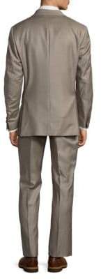 Saks Fifth Avenue Slim-Fit Wool & Silk Two-Button Suit