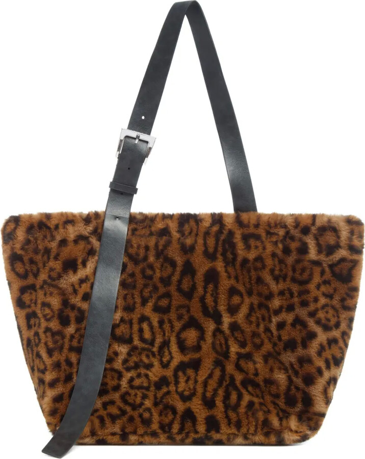 Apparis Esti leopard tote bag
