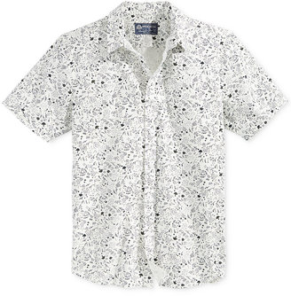 American Rag Men's Twigs Graphic-Print Short-Sleeve Shirt, Created for Macy's