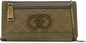 DSQUARED2 quilted DD clutch