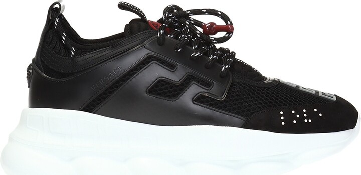 Versace 'Chain Reaction' Sneakers - Black - ShopStyle