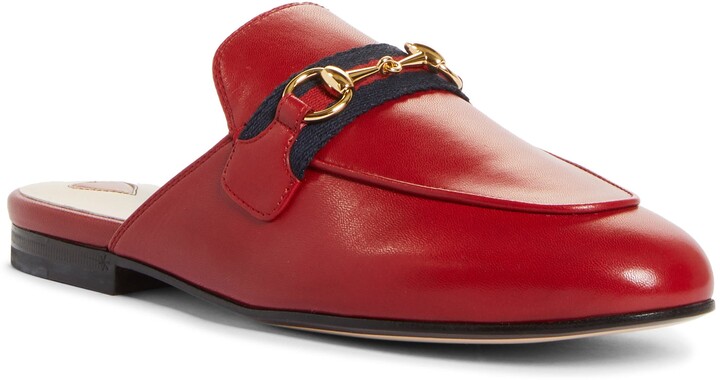gucci mules red