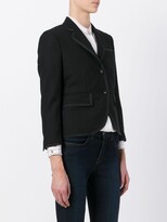 Thumbnail for your product : Thom Browne Grosgrain-Tipping Single-Breasted Sport Blazer