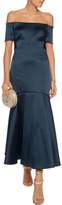 Thumbnail for your product : Temperley London Off-The-Shoulder Stretch-Satin Gown