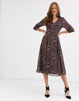 Thumbnail for your product : Vila paisley midi dress