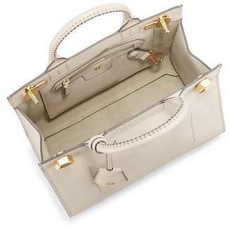 Anya Hindmarch Bow Accented Leather Crossbody Bag