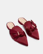 Thumbnail for your product : Ted Baker Satin bow loafers