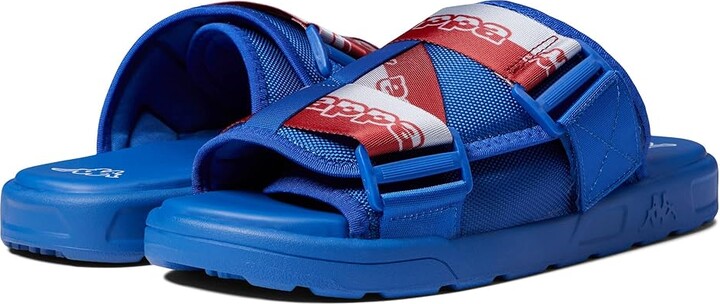 Kappa Logo Zirk 1 Shoes Blue/Grey Light/Red Dark : Men's 5 - Women's 6.5 Medium, Textile
