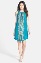Thumbnail for your product : Nicole Miller 'Jessi' Bead Embellished Silk Dress