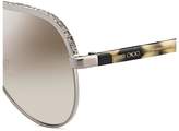 Thumbnail for your product : Jimmy Choo Aviator Sunglasses - Silver