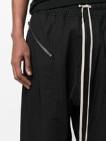 Thumbnail for your product : Rick Owens Drawstring-Waistband Cropped Trousers