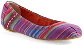 Thumbnail for your product : Toms Woven Cotton & Hemp Ballet Flat