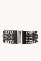 Thumbnail for your product : Forever 21 Studded Faux Leather Waist Belt