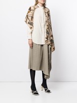 Thumbnail for your product : Rokh Chainlink Print Cape Layer Shirt