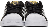 Thumbnail for your product : adidas Black and White Superstar Sneakers