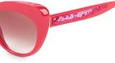 Thumbnail for your product : Dolce & Gabbana 52MM Sequin Arm Cateye Sunglasses