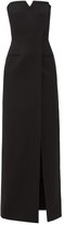 Thumbnail for your product : Givenchy Strapless Wool Grain De Poudre Gown - Black
