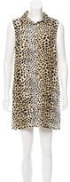 Thumbnail for your product : Equipment Silk Leopard Print Dress