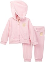 Thumbnail for your product : Juicy Couture Velour Hoodie & Pant Set (Baby Girls)