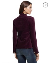 Thumbnail for your product : Chico's Petite Velveteen Utility Jacket