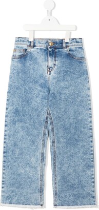 Versace Children Wide-Leg Denim Jeans
