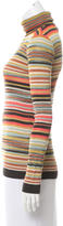 Thumbnail for your product : M Missoni Striped Turtleneck Top