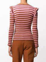 Thumbnail for your product : MSGM horizontal ribbed sweater