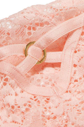 Chantelle Batignolles Stretch-lace Briefs - Pastel pink