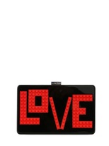 Thumbnail for your product : Les Petits Joueurs Andy Love Perspex Clutch