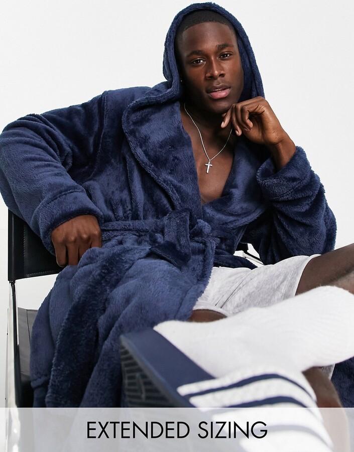 Mens Fleece Dressing Gown | ShopStyle AU