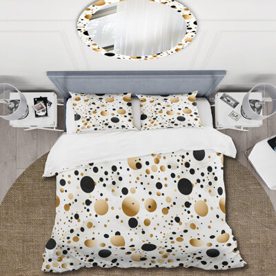 Design Art Minimalist Beauty Polka Dots Pattern I Duvet Cover Set