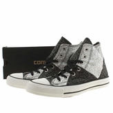 Thumbnail for your product : Converse womens white & black all star animal reflective hi trainers