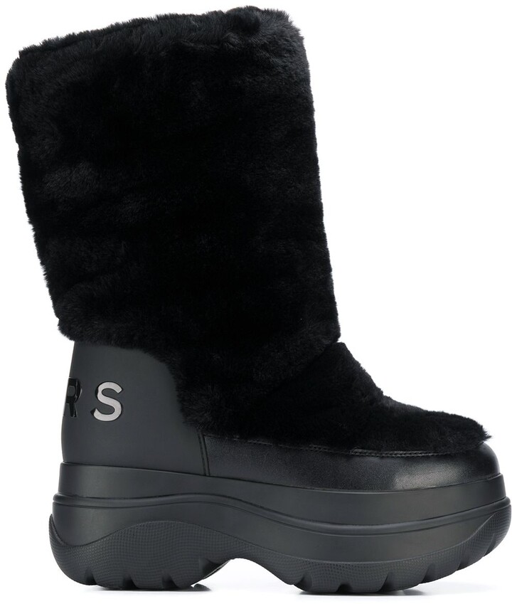 MICHAEL Michael Kors Faux Fur Platform Boots - ShopStyle