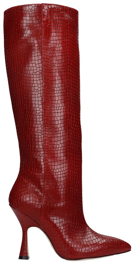stuart weitzman red boots