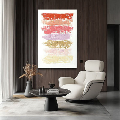 Aria Home Serenity Frameless Oil Painting Hand-Painted Canvas Wall Art-31"X47"