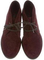 Thumbnail for your product : Bottega Veneta Suede Lace-Up Booties
