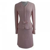Thumbnail for your product : Chanel Couture Pink Tweed Skirt Suit