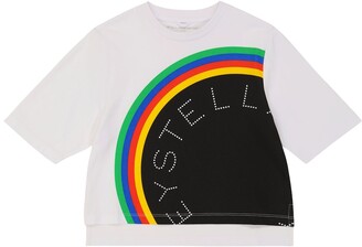 Stella McCartney Kids Printed cotton jersey T-shirt