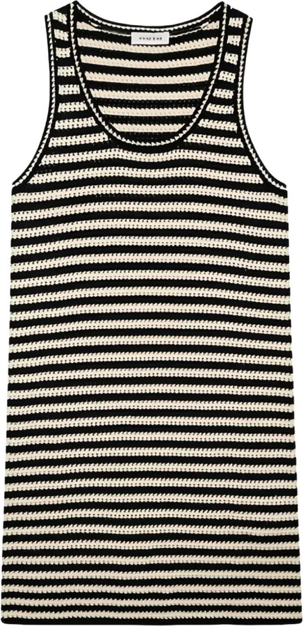 Anine Bing Arie striped mini dress