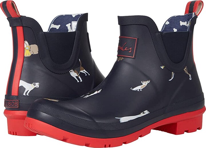 Joules Wellibob (Navy Dogs) Women's Shoes ShopStyle Rain Boots