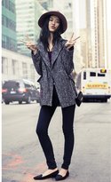 Thumbnail for your product : Express Double Breasted Tweed Cocoon Coat