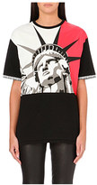 Thumbnail for your product : Fausto Puglisi Statue of Liberty cotton t-shirt