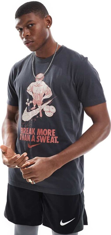 Nike Training IYKYK graphic T-shirt in dark gray