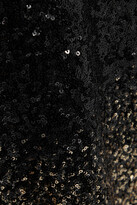 Thumbnail for your product : Badgley Mischka Draped Degrade Sequined Mesh Dress