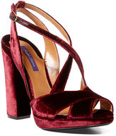 Thumbnail for your product : Ralph Lauren Georgeanna Velvet Sandal