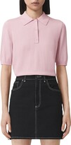 Thumbnail for your product : Burberry Nanci Knit Silk & Cashmere Polo