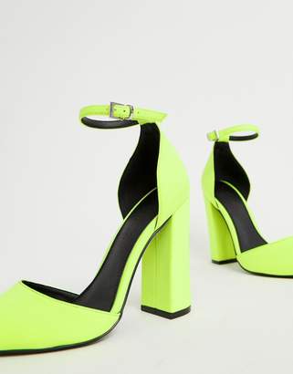 pebble pointed high heels