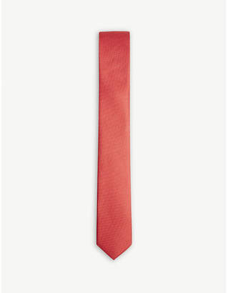 BOSS Plain silk tie